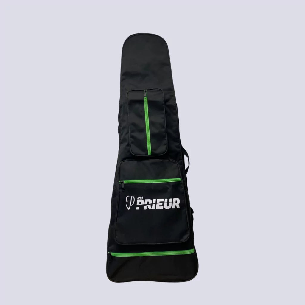 Guitar bag with external pockets