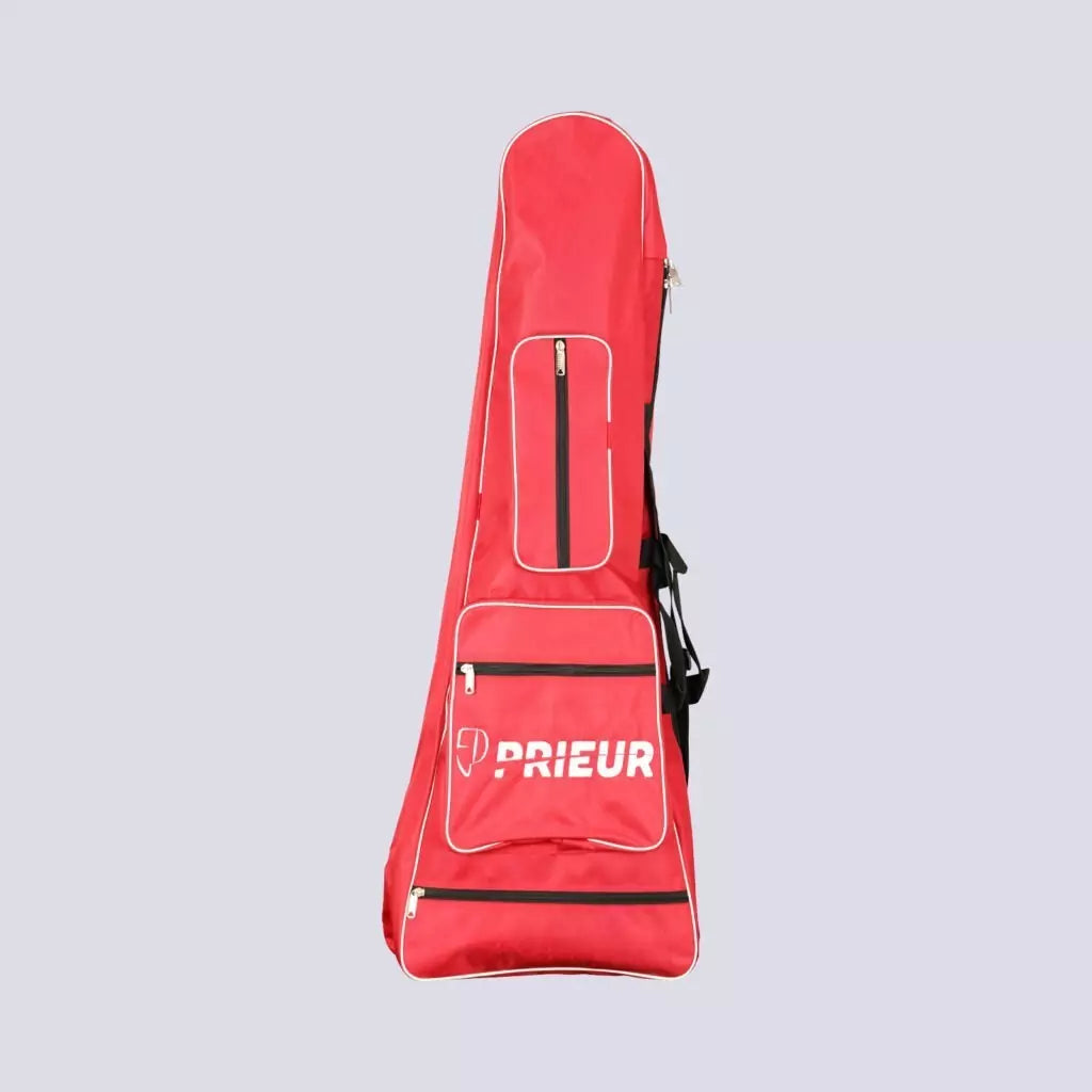 Guitar bag with external pockets