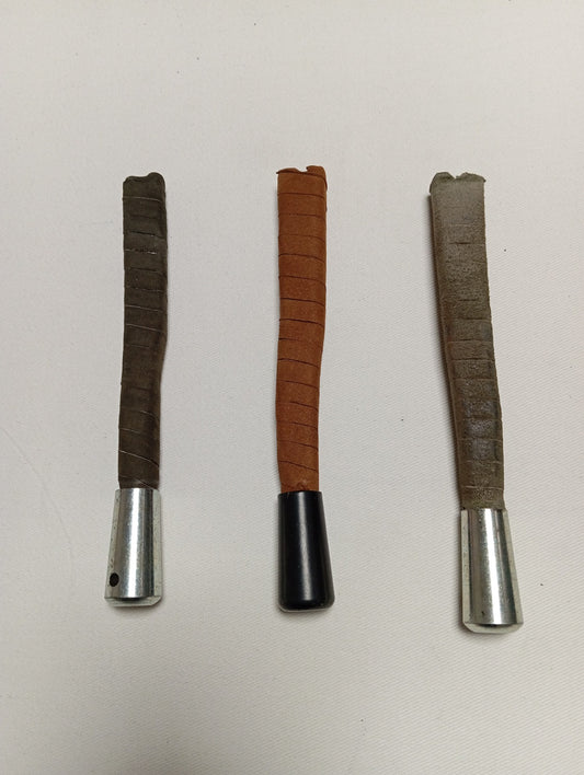 FOIL hand-made wooden handle covered with leather